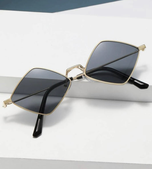 Geometric Frame Sunglasses