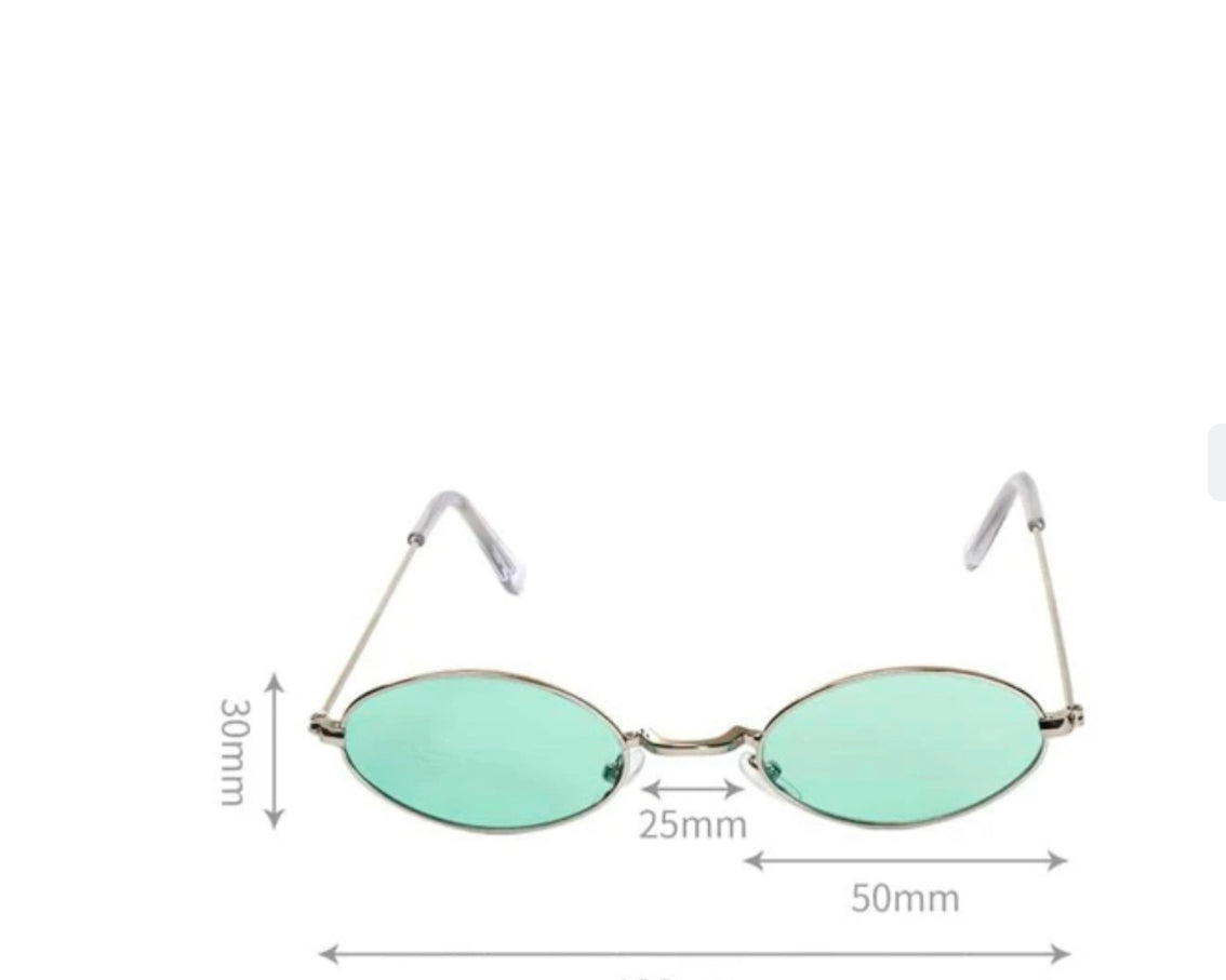 Ovals metal Frame Fashion Glasses