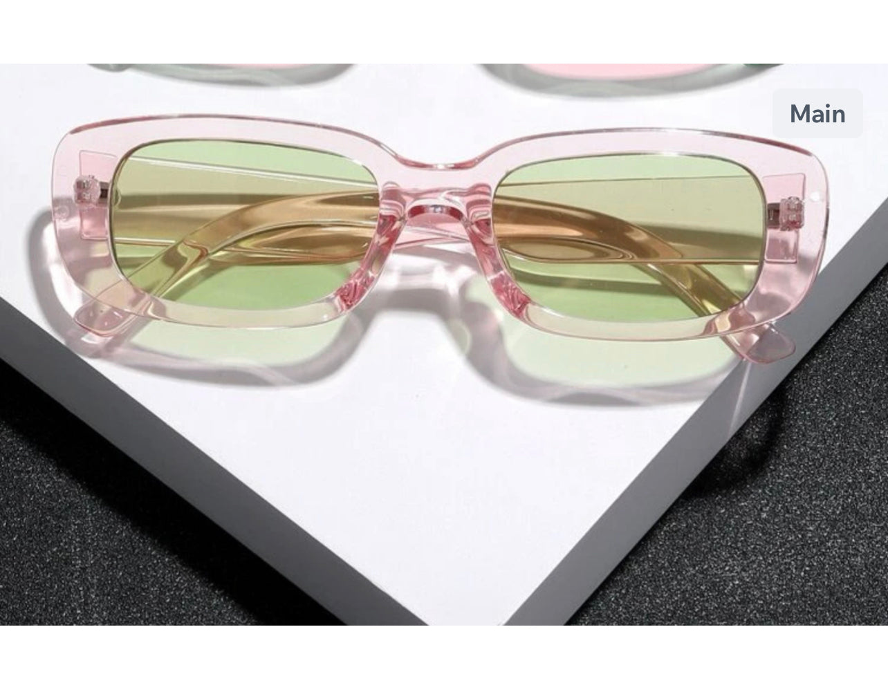 Acrylic Frame Fashion Glasses